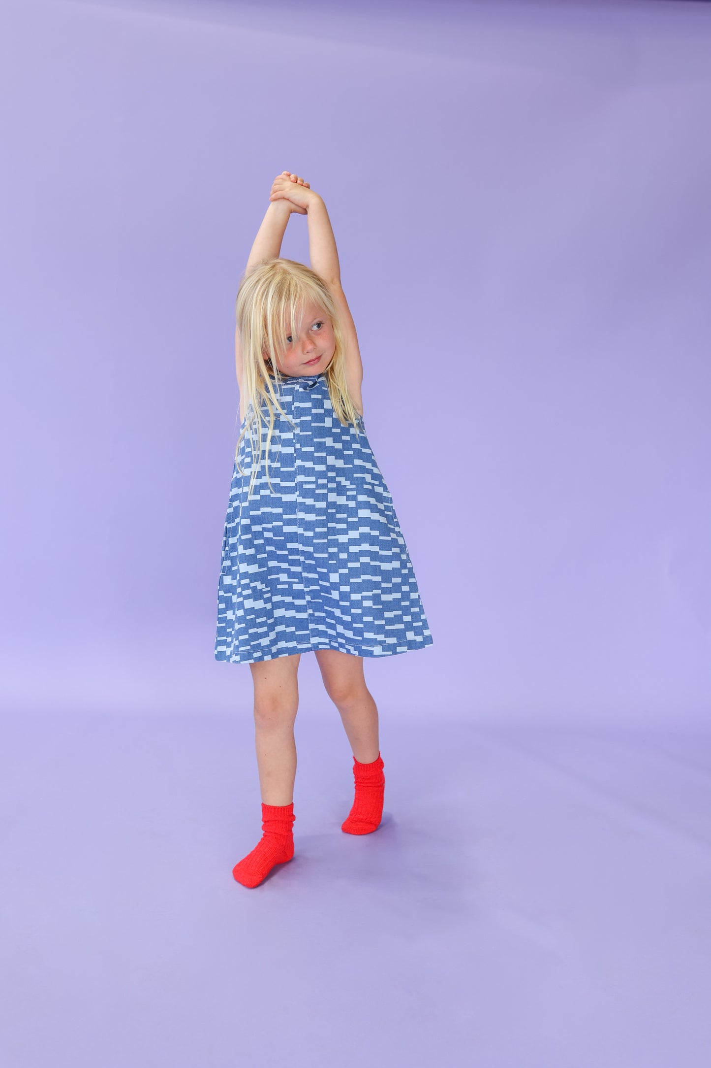 Grown - Boxes Denim Dress