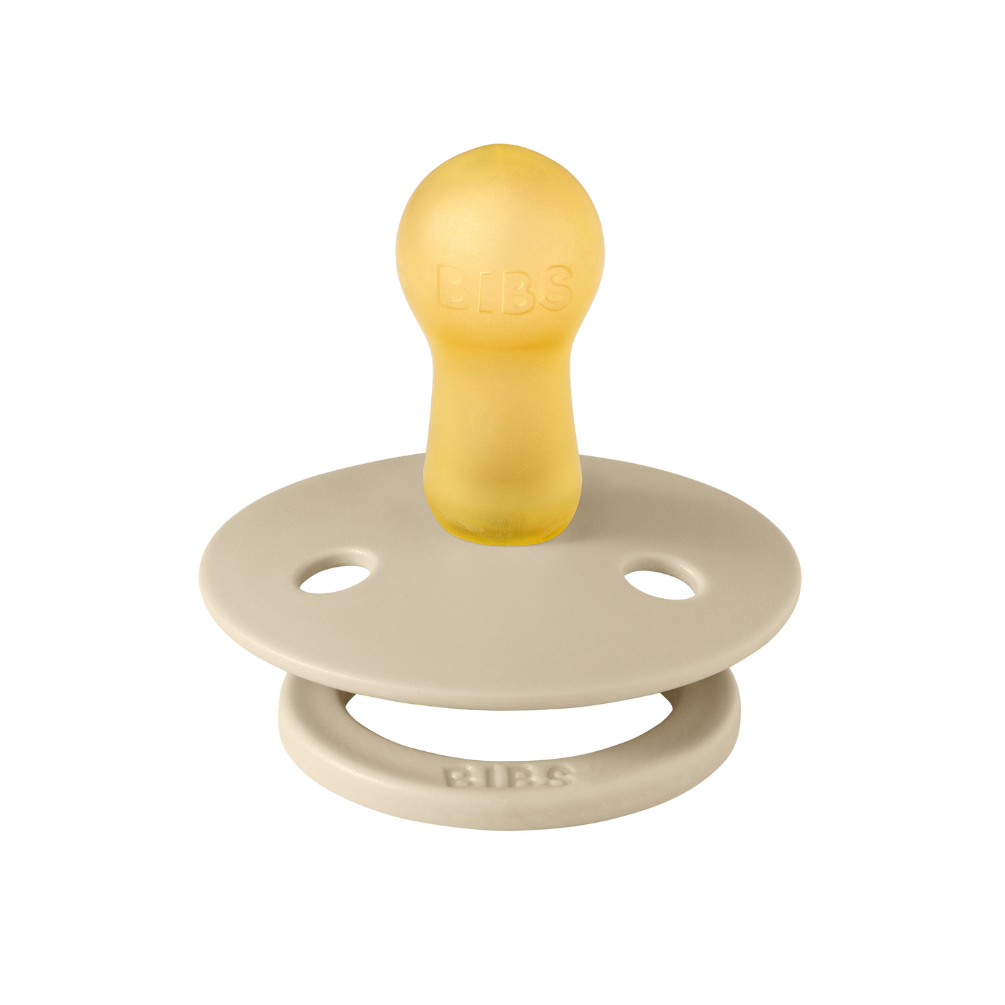 Bibs - Dummies - Colour Round - Vanilla