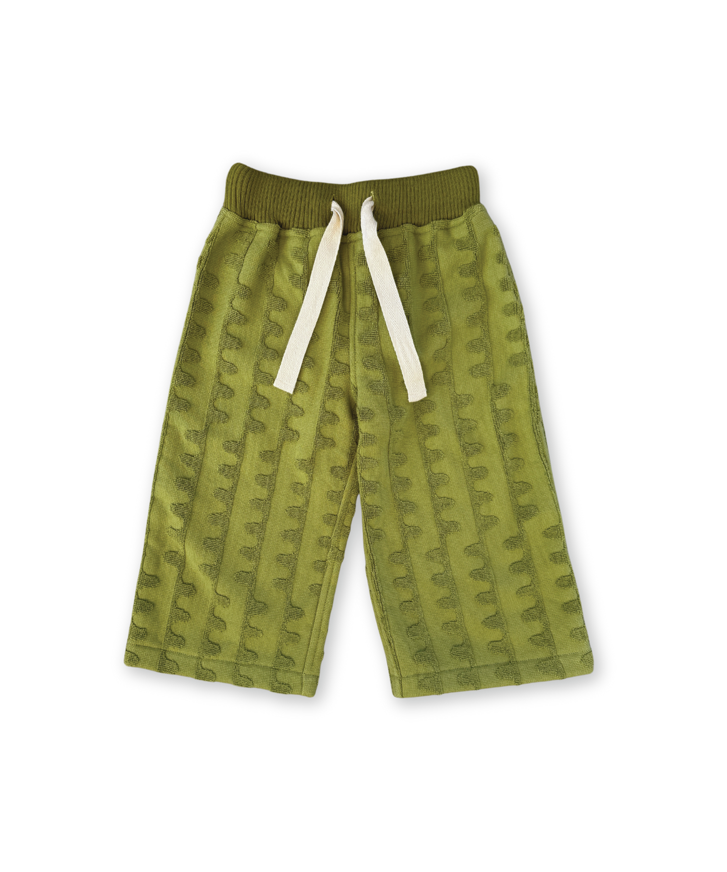 Grown - Terry Towelling Flow Pant - Leaf