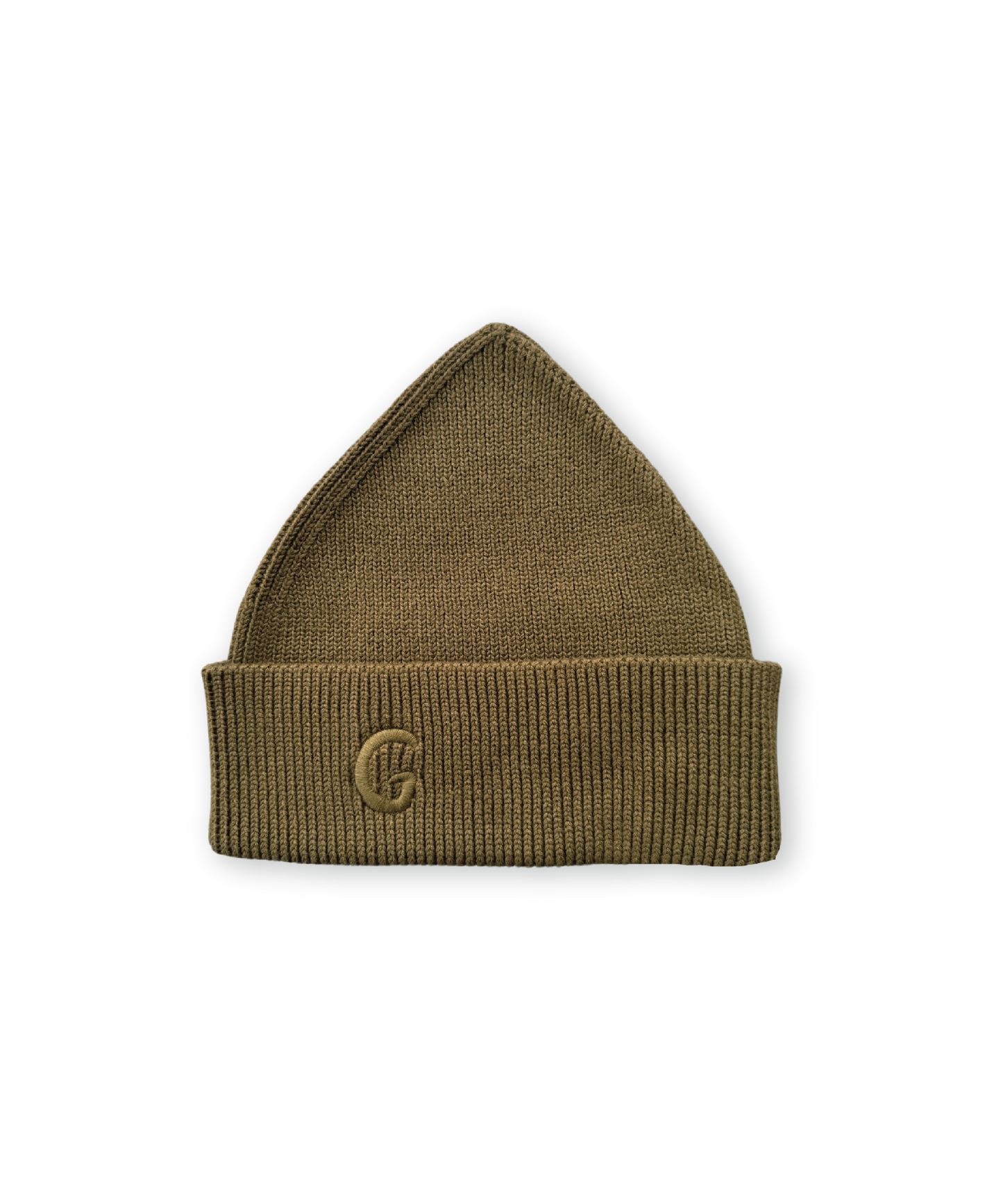 Grown - Organic Ribbed Super Pixie Beanie - Coffee