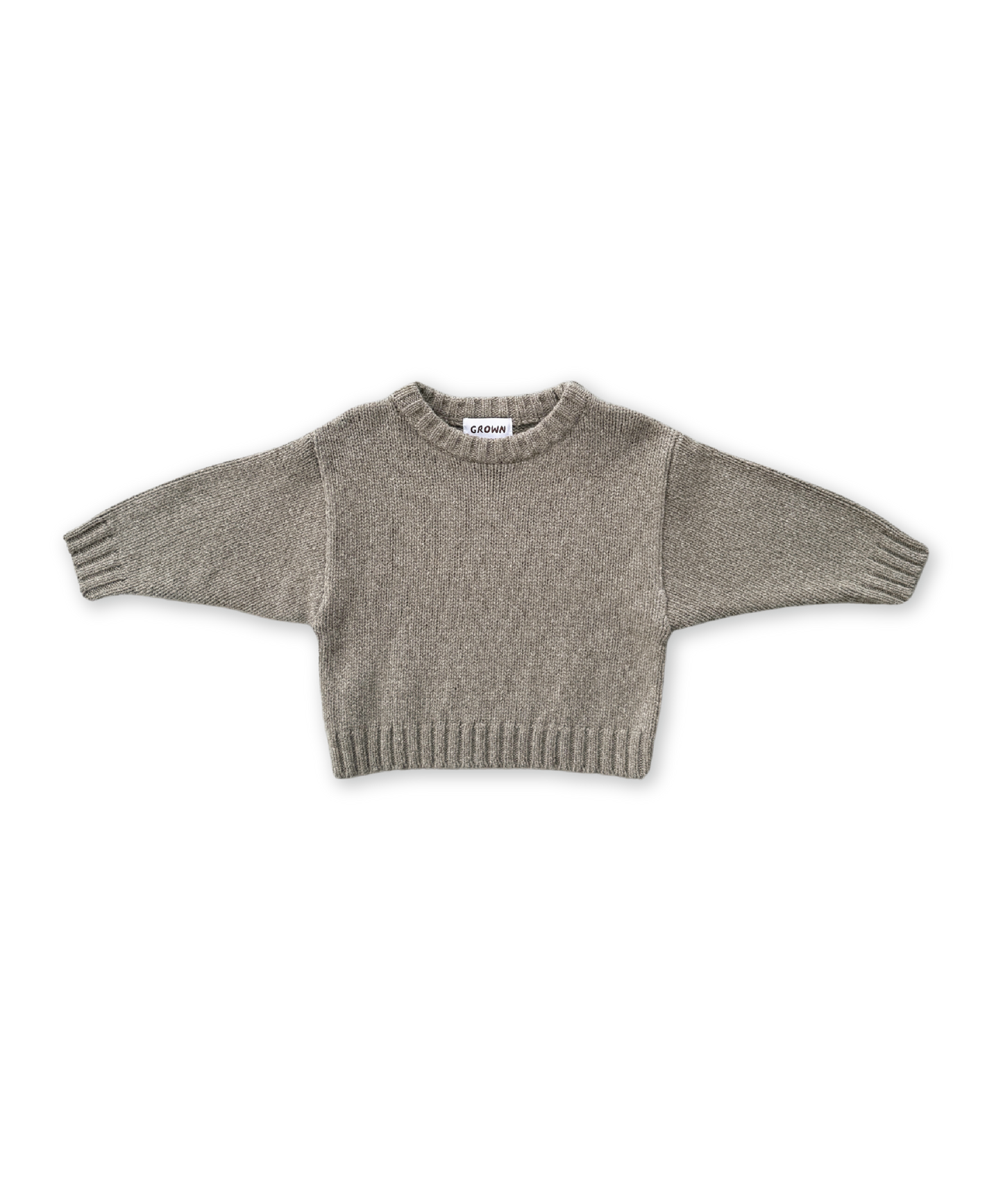 Grown - Merino Everyday Pull Over - Grey