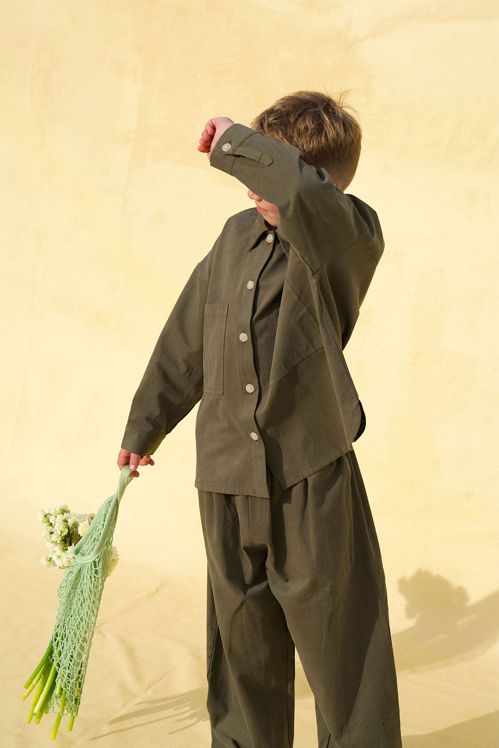 Little the Label - The Sunny Shirt Jacket - Khaki