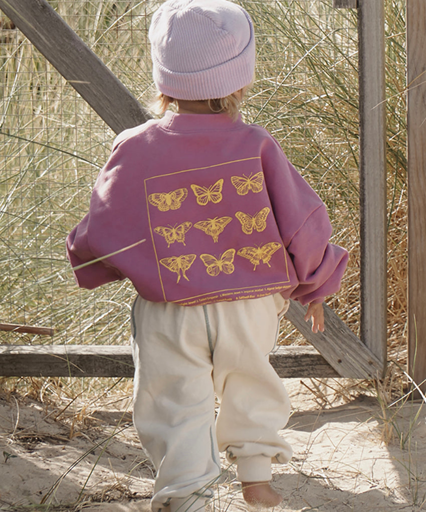 Wylde the Label - Chasing Butterflies Pullover - Magenta