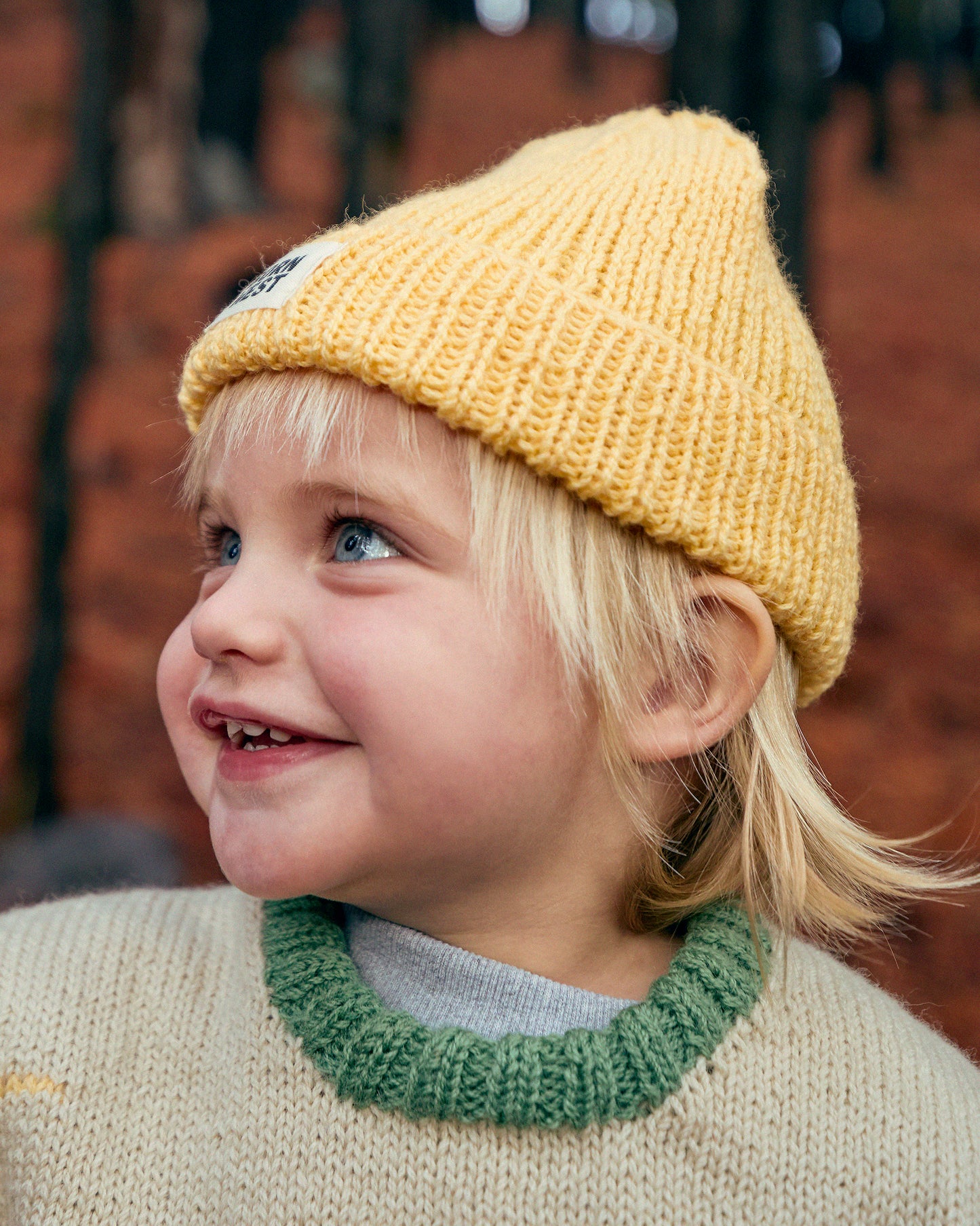 Born West - Hand Knitted Beanie - Maize