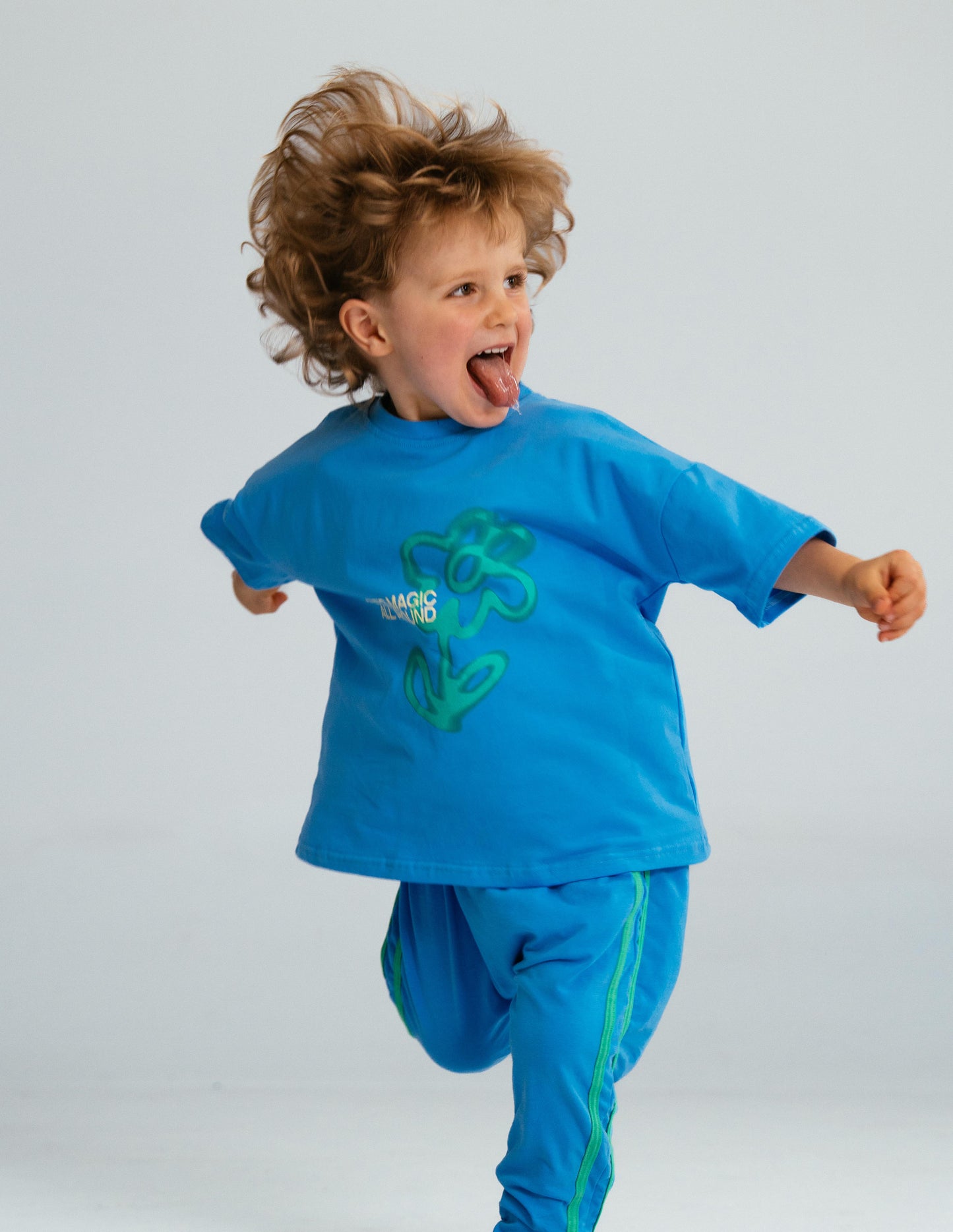 Sonny - Fleur Tee - Blue Jay