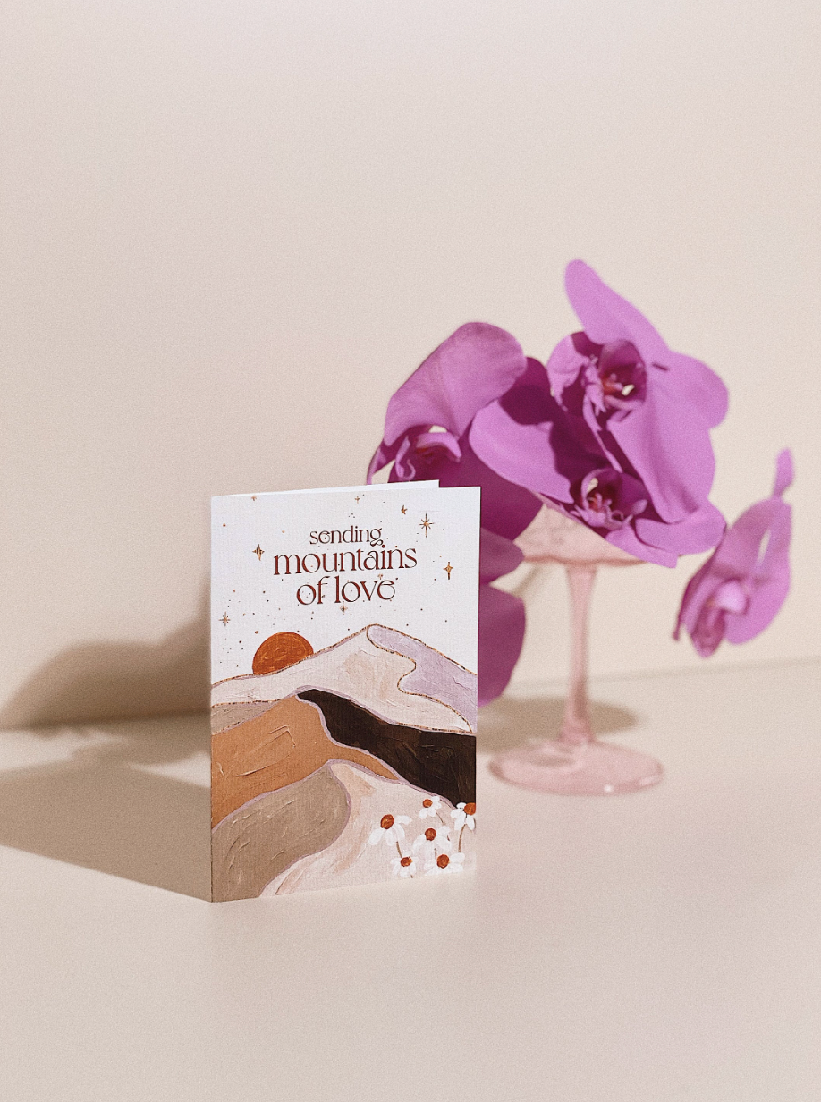 Brigitte May - Sending Mountains of Love Card