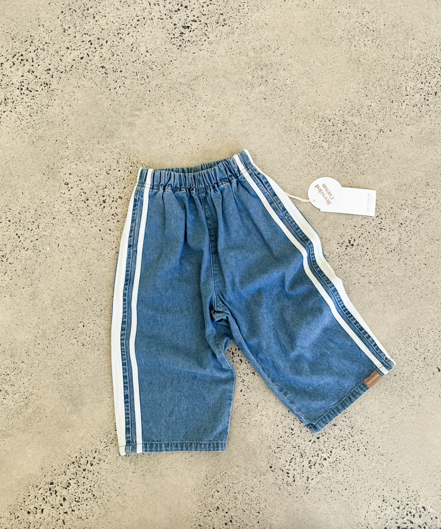 Twin Collective - Tricky Track Pant - Side Stripe Blue
