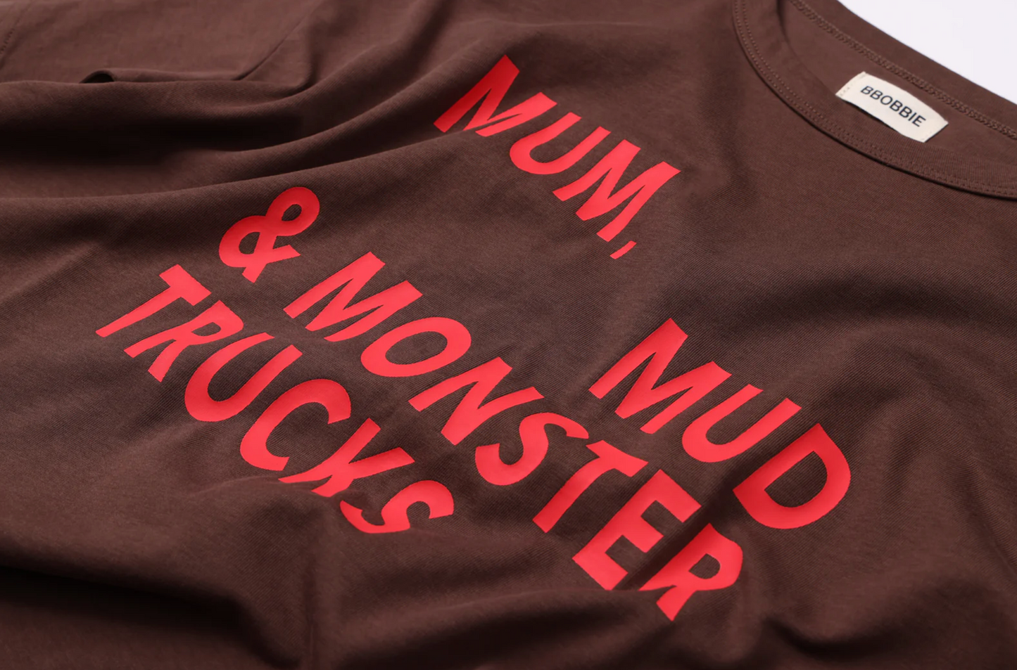 Bbobbie - MMM Tee - Brown/Red