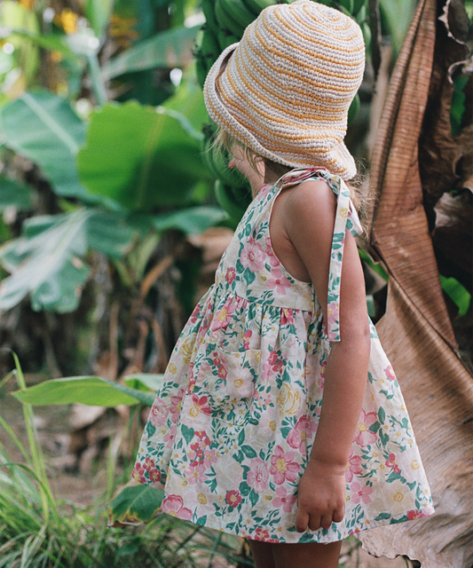 Illoura the Label - Luna Pinafore - Garden Floral