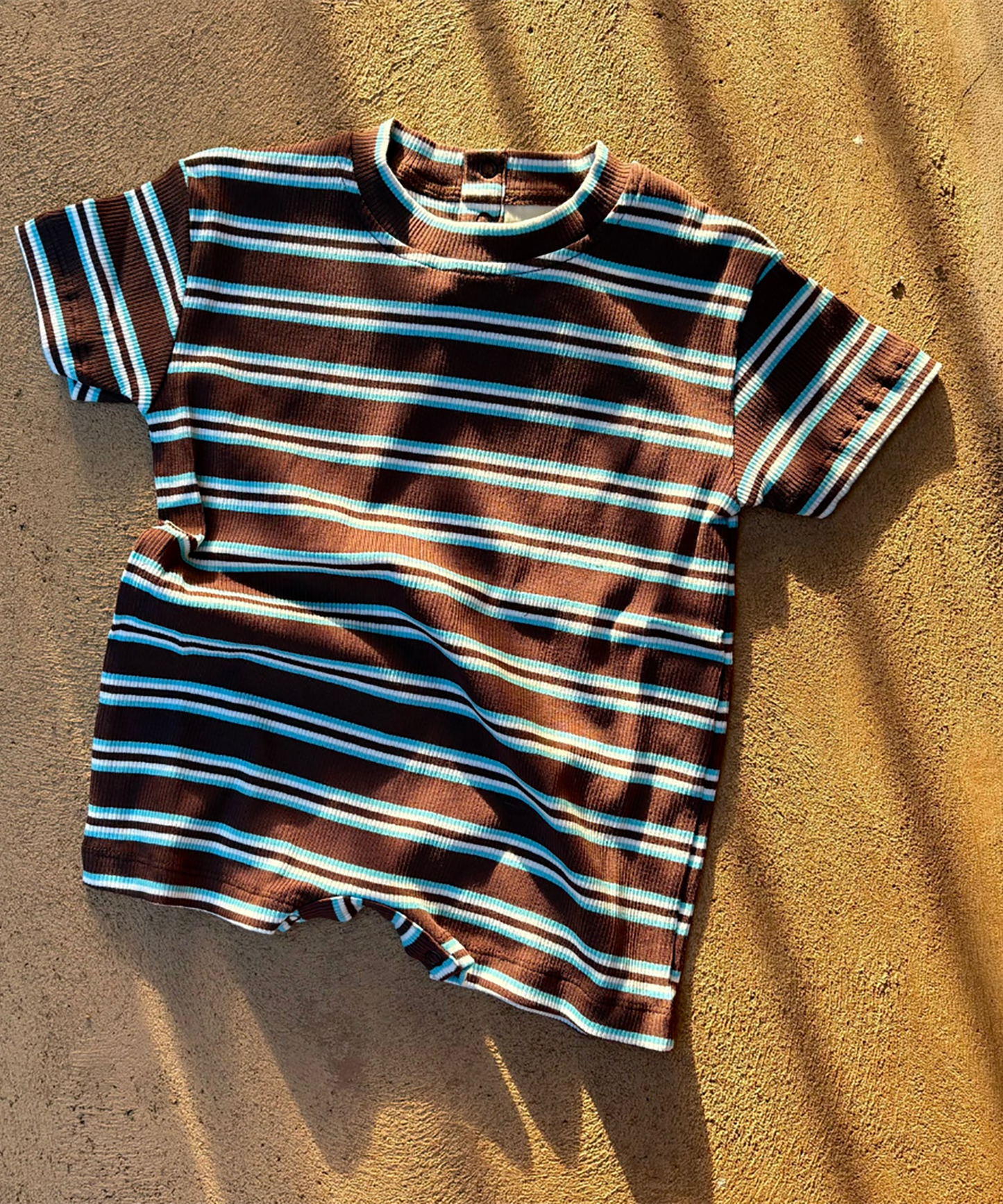 Loaila - Rib Romper - Midnight tide stripe