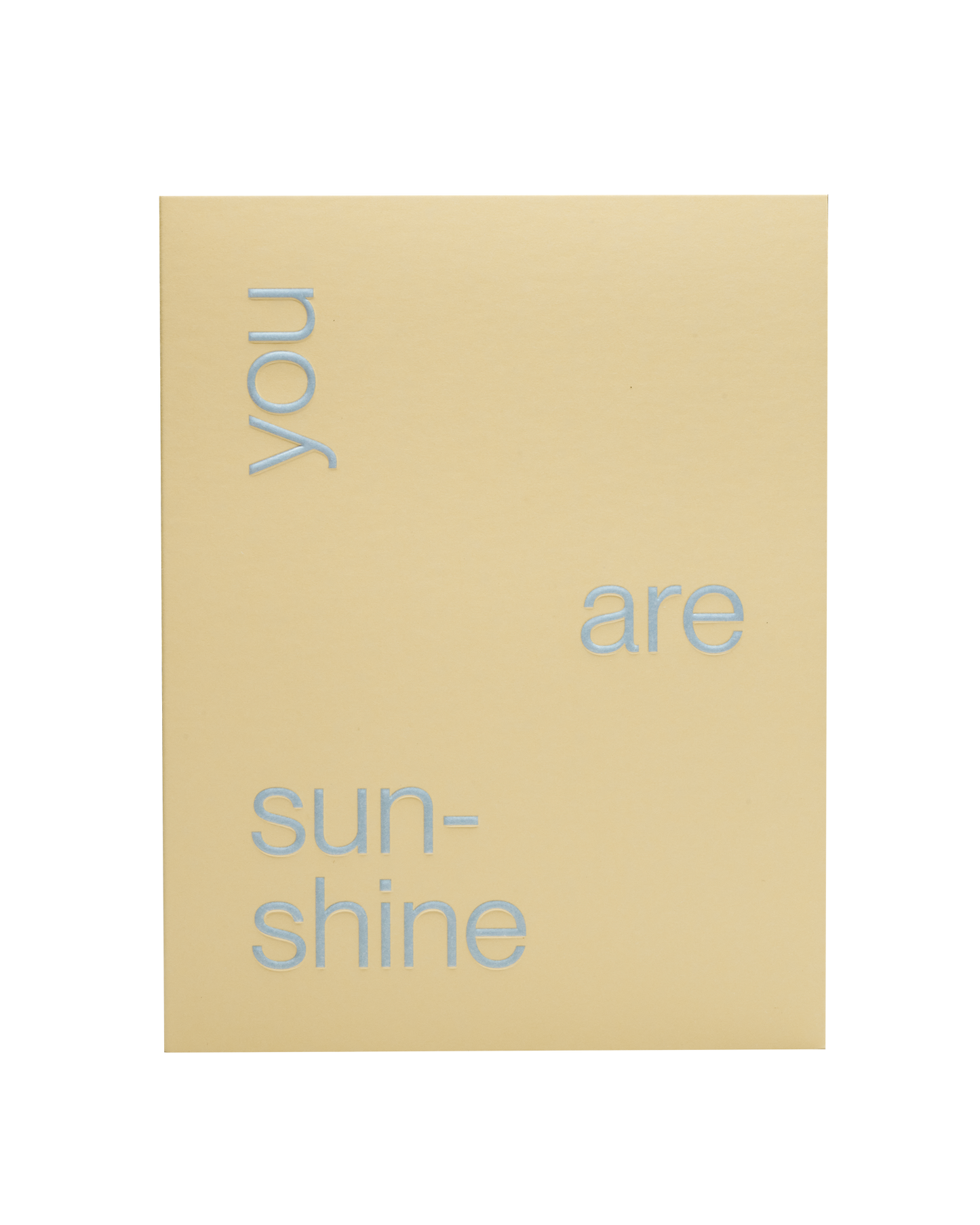 Short Talk - You Are Sunshine