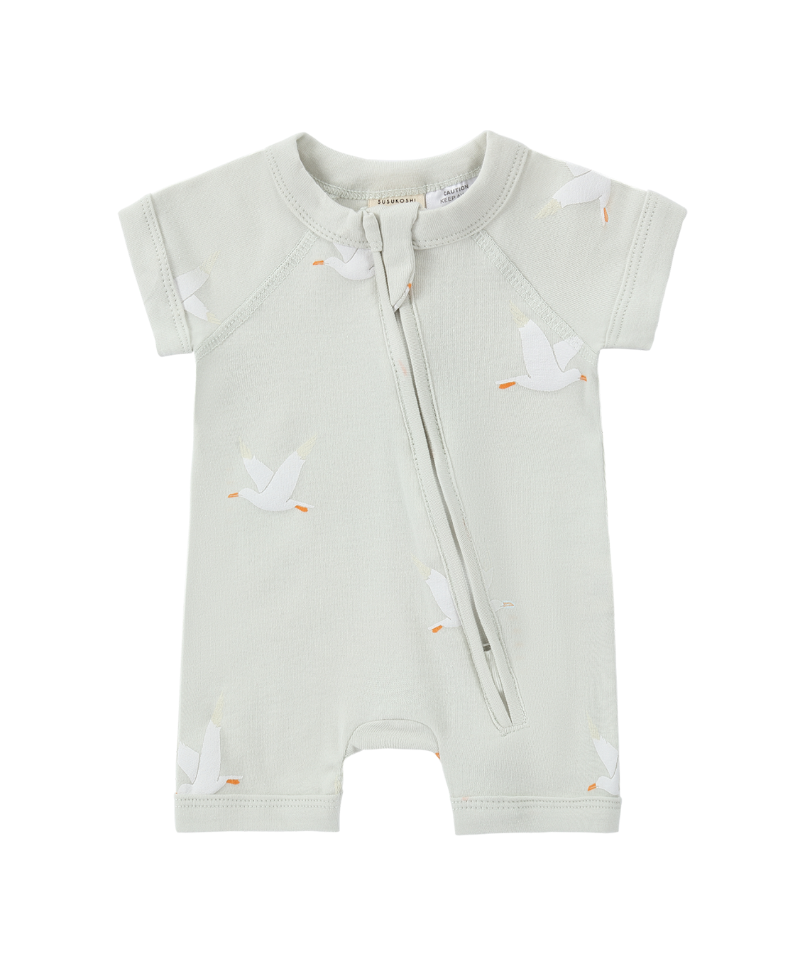 Susukoshi - Zip Suit S/SS - Seagull