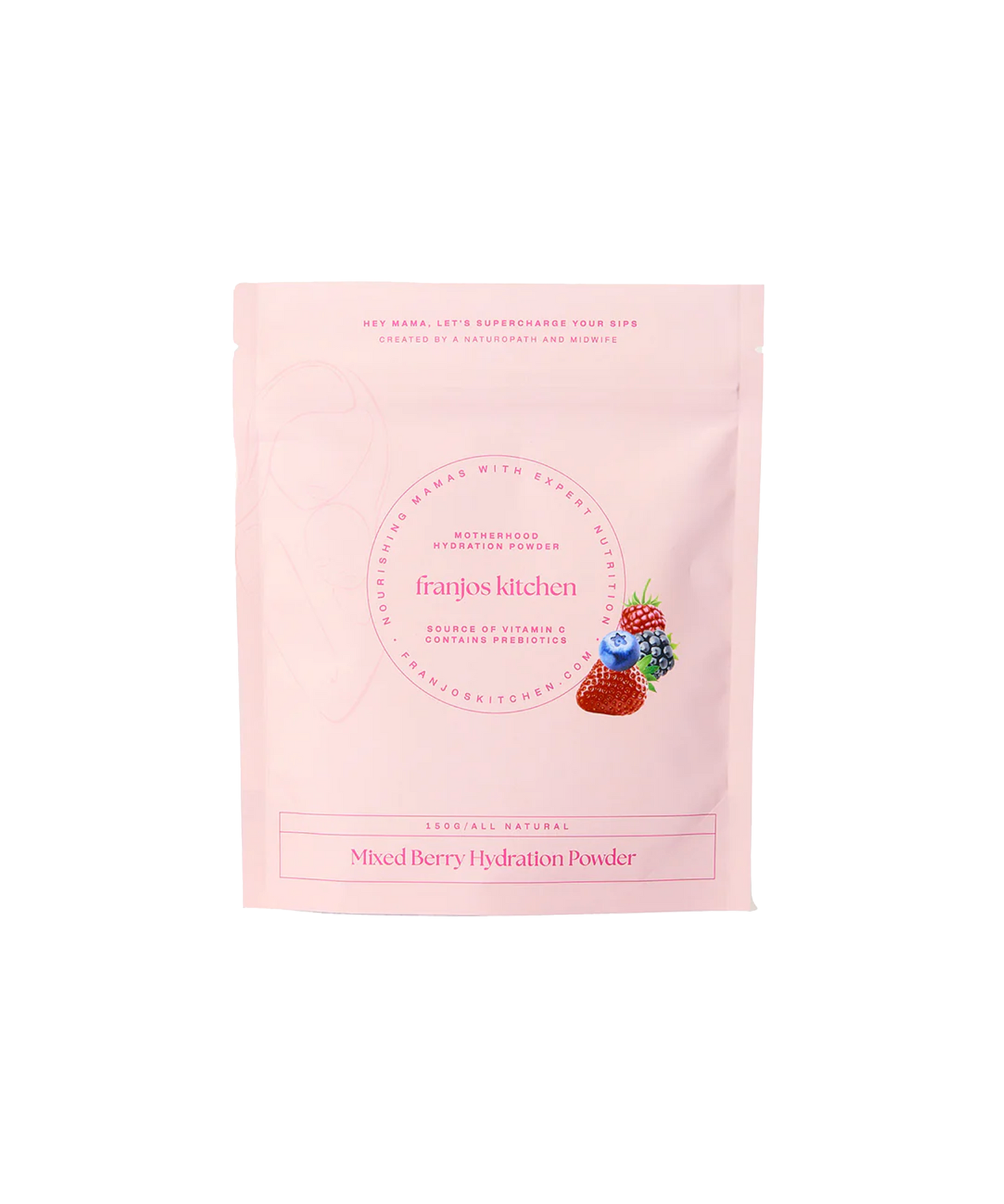 Franjos Kitchen - Hydration Powder - Mixed Berry 150gm