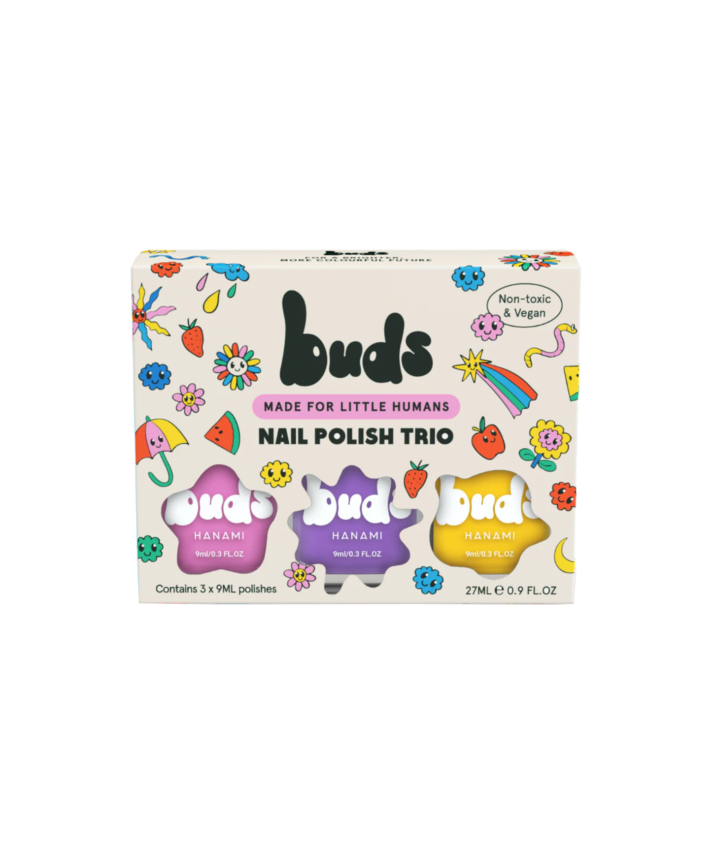 Buds Nail Polish - Fizz Trio Pack