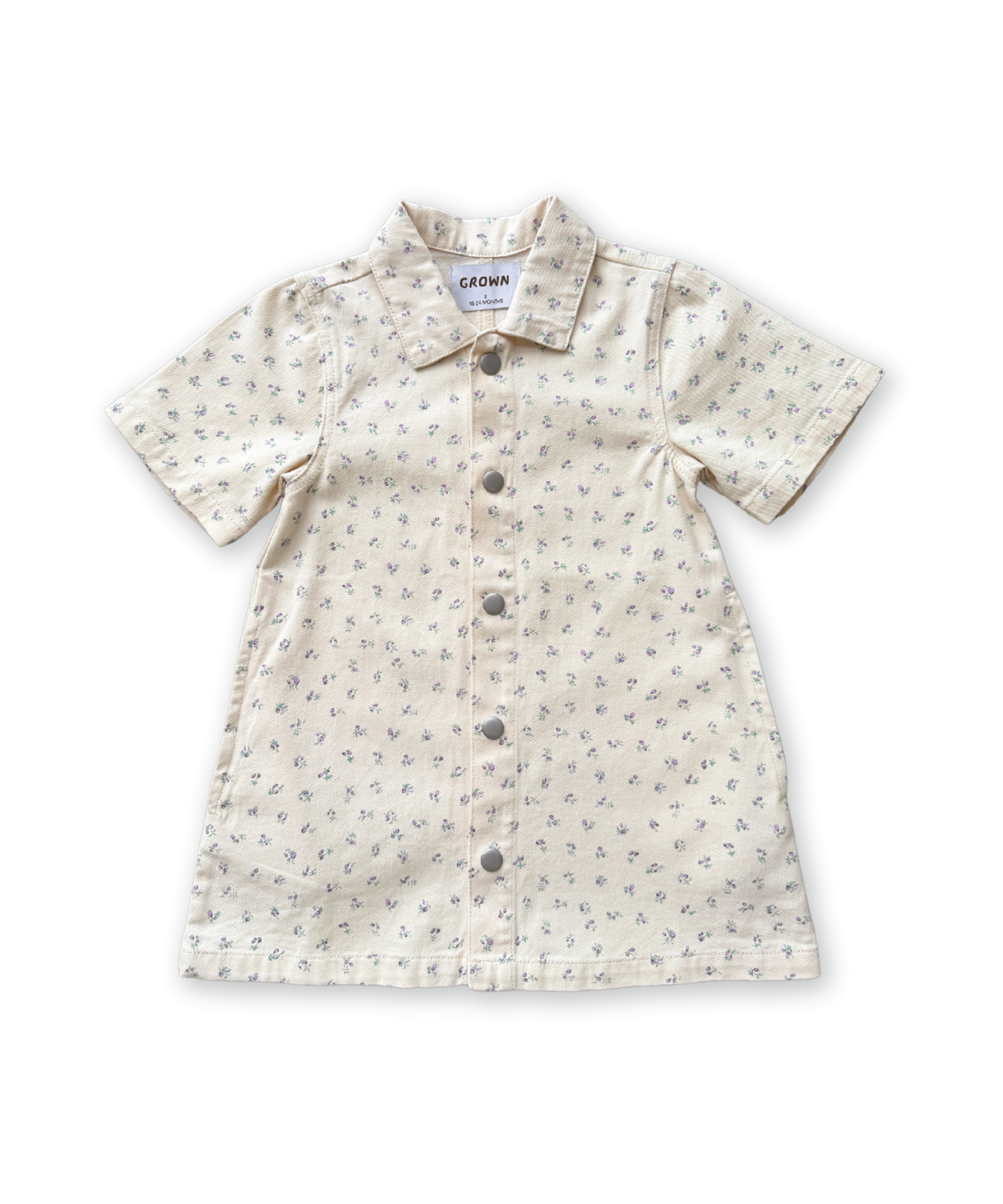 Grown - Collar Dress - Garden