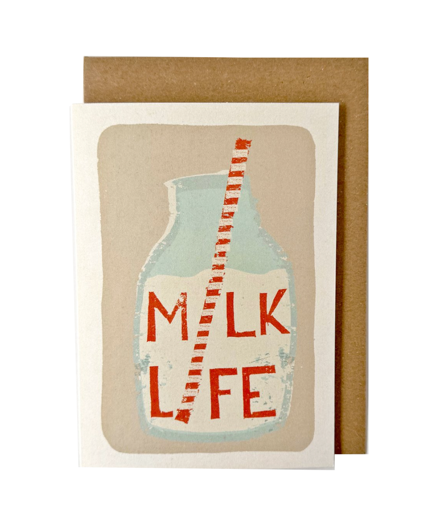 Florence Fry - Milk Life new baby card