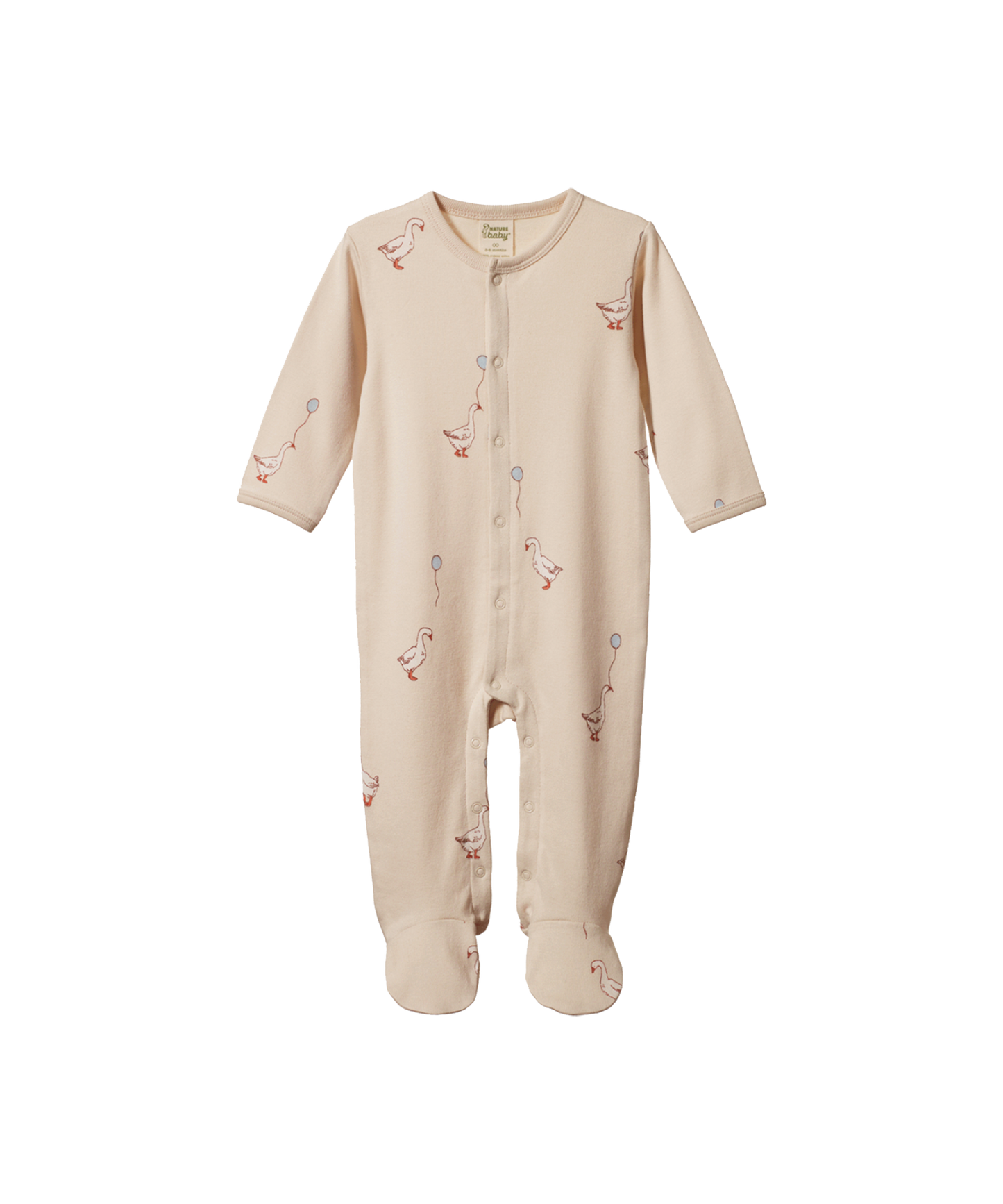 Nature Baby - Cotton Stretch and Grow - Goose Lullaby