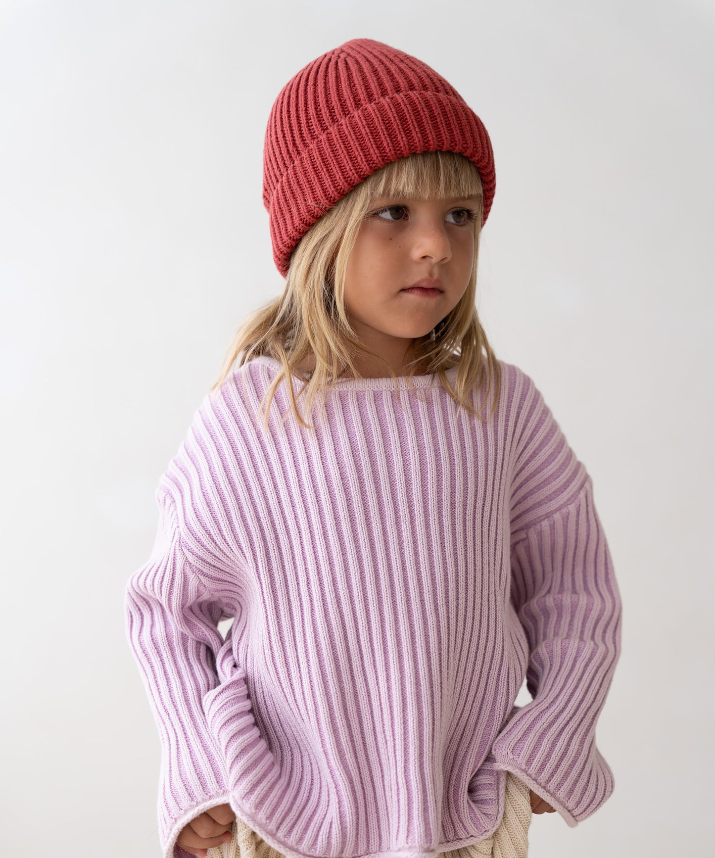 Illoura the Label - Knit Beanie - Brick