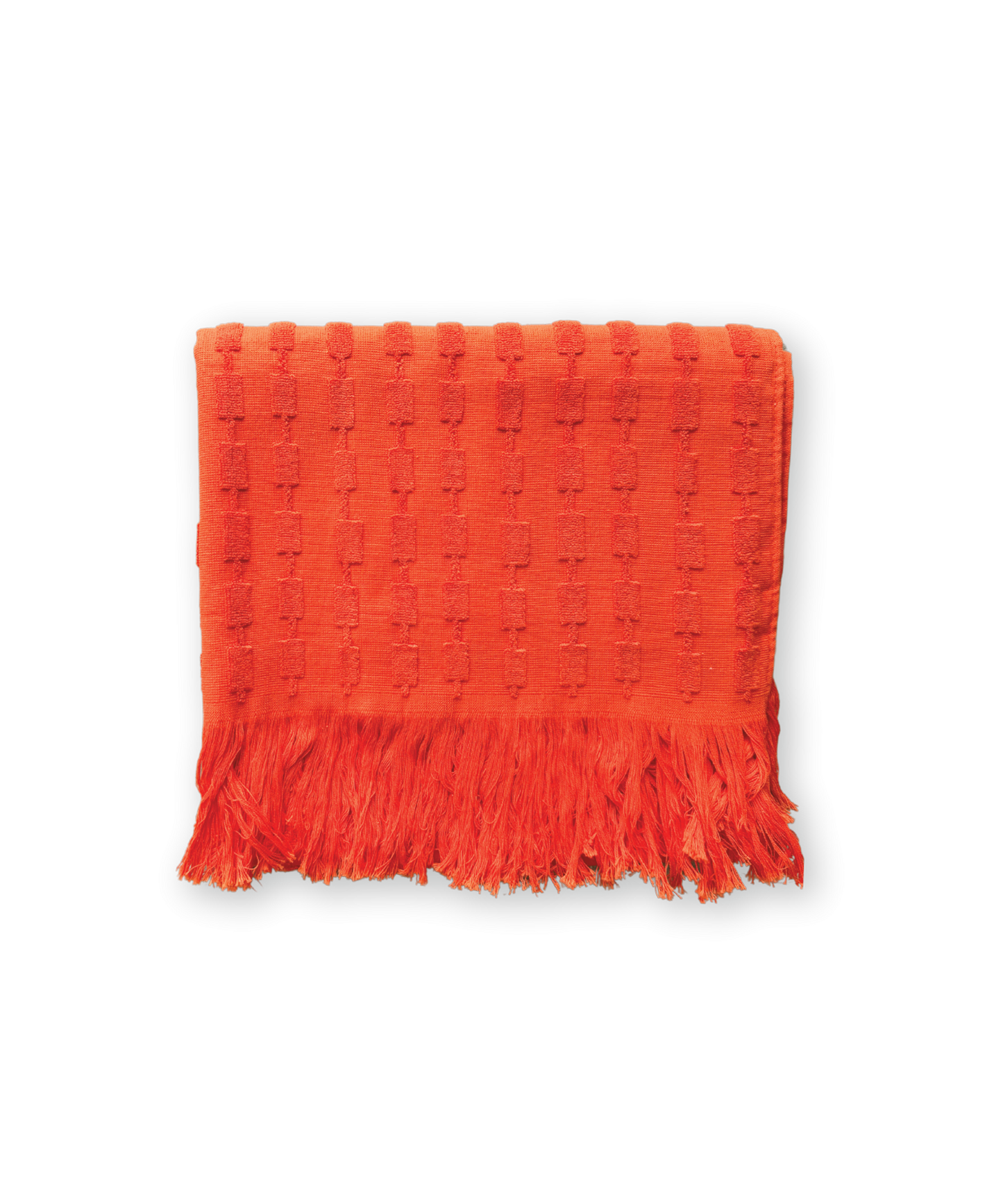 Grown - Kids Terry Towel - Blocks Rosso
