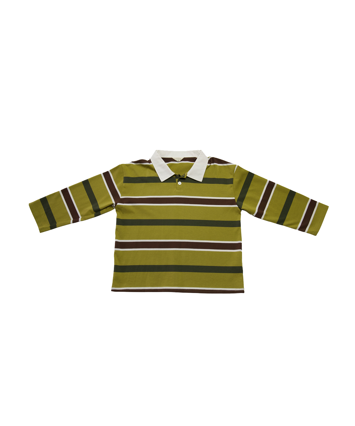 Little the Label - The Rae Rugby Jersey - Avocado Stripe