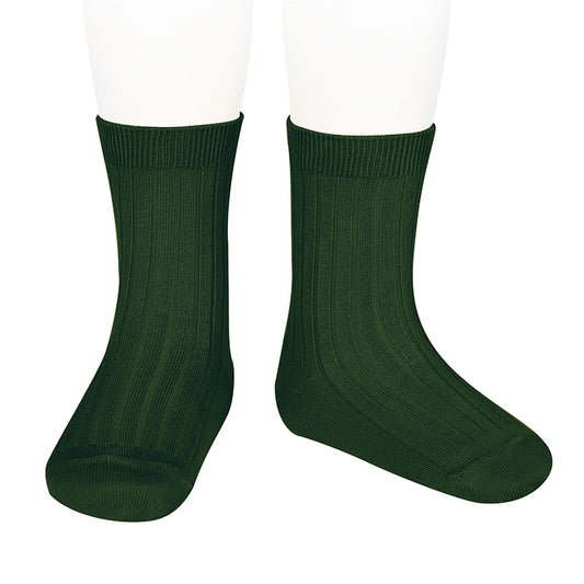 Condor - Rib Short Sock - Verde Botella