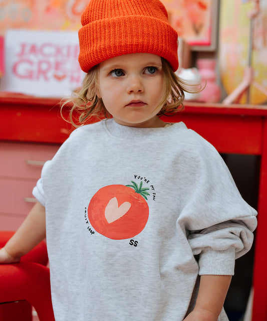 Sunday Siblings - Fruit Loop Sweater - Grey