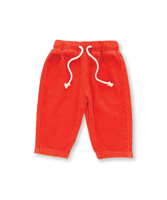 Grown - Organic Cord Pant - Tomato
