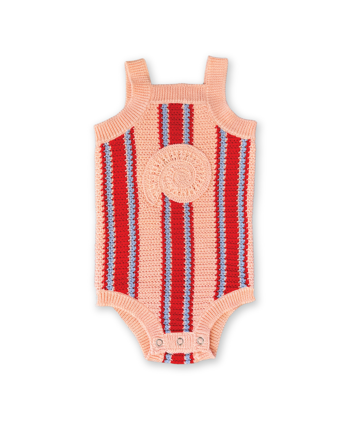 Grown - Island Stripe Shell Singletsuit