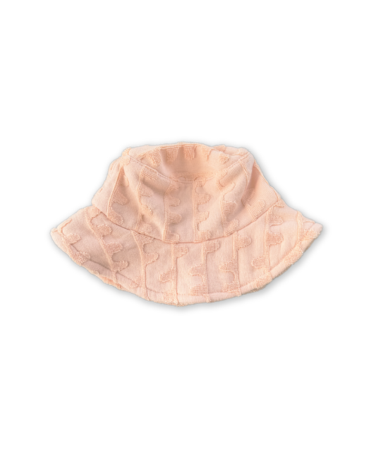 Grown - Terry Flow Bucket Hat - Peachy