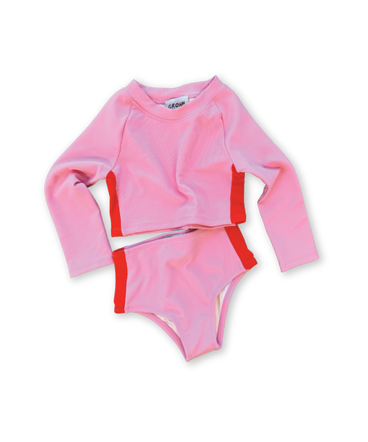 Grown - Long Sleeve Bikini - Candy