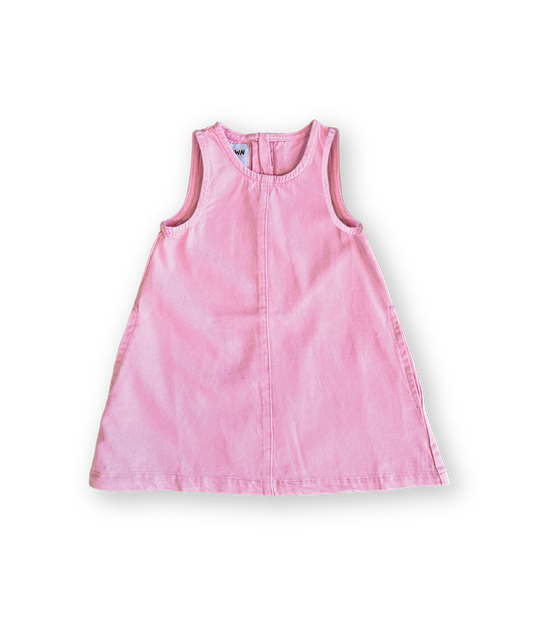 Grown - Organic Shift Denim Dress - Candy