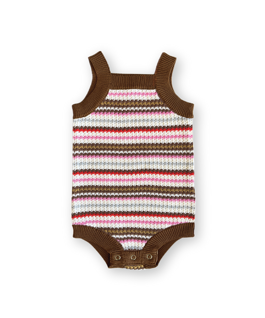 Grown - Sunshine Stripe Romper