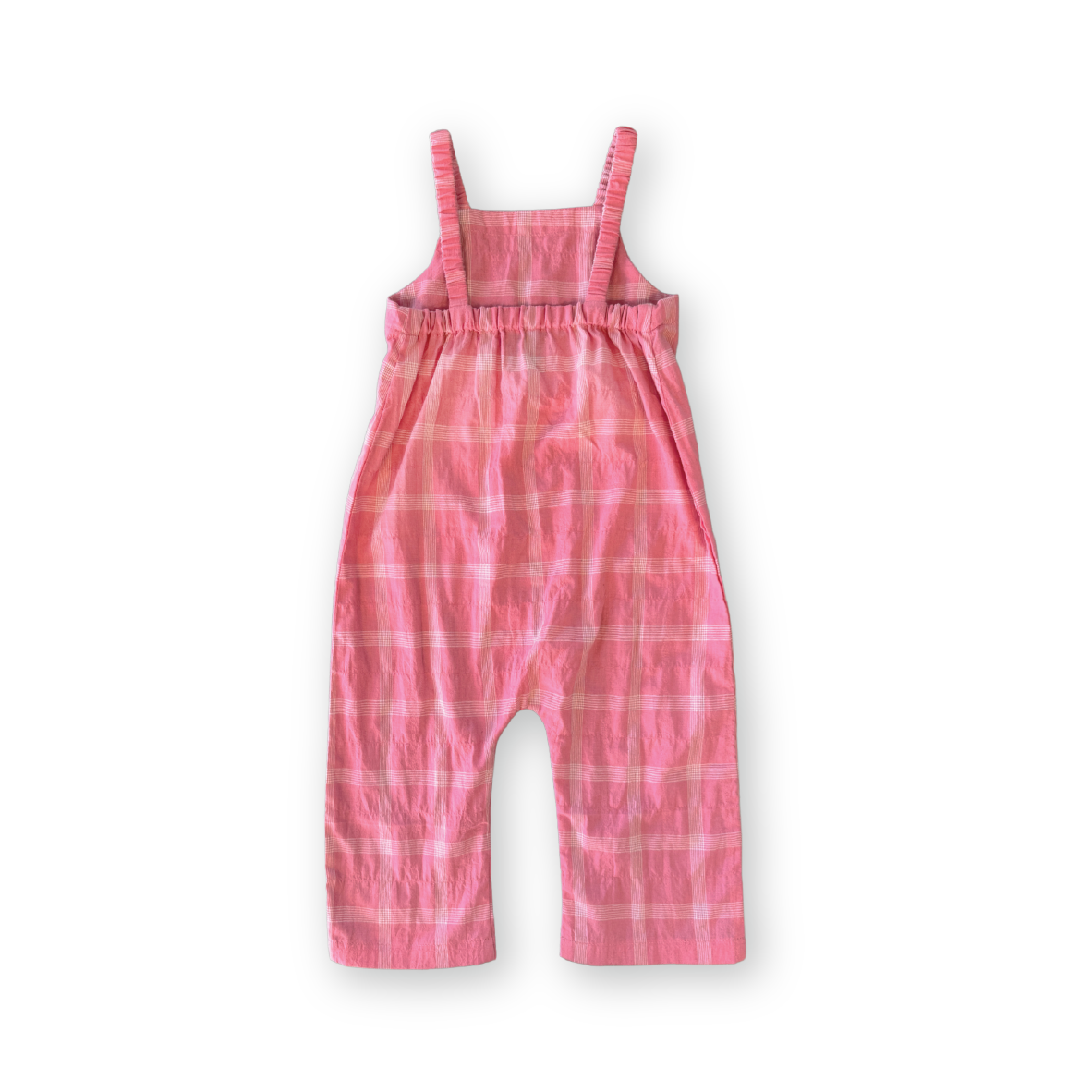 Grown - Cotton Check Playsuit