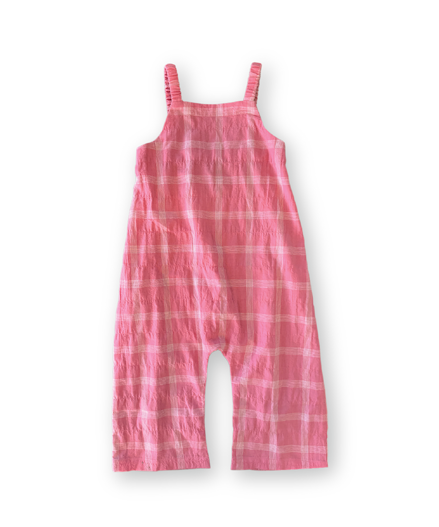 Grown - Cotton Check Playsuit