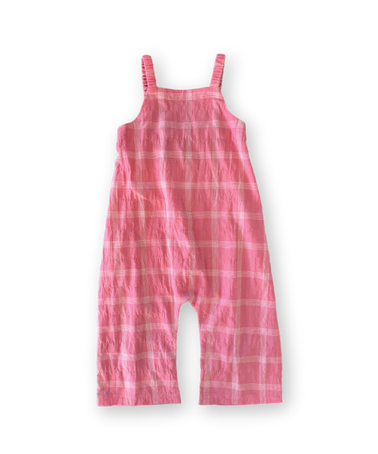 Grown - Cotton Check Playsuit