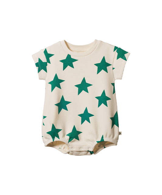 Nature Baby - Juno Romper Waffle - Magic Print