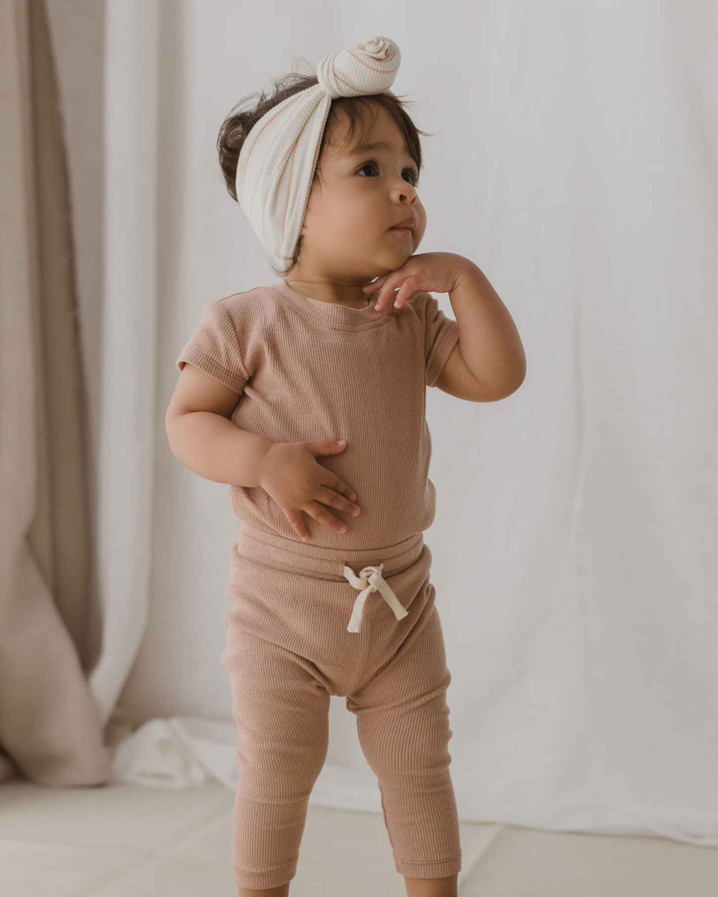 Susukoshi - Drawstring Legging - Terracotta