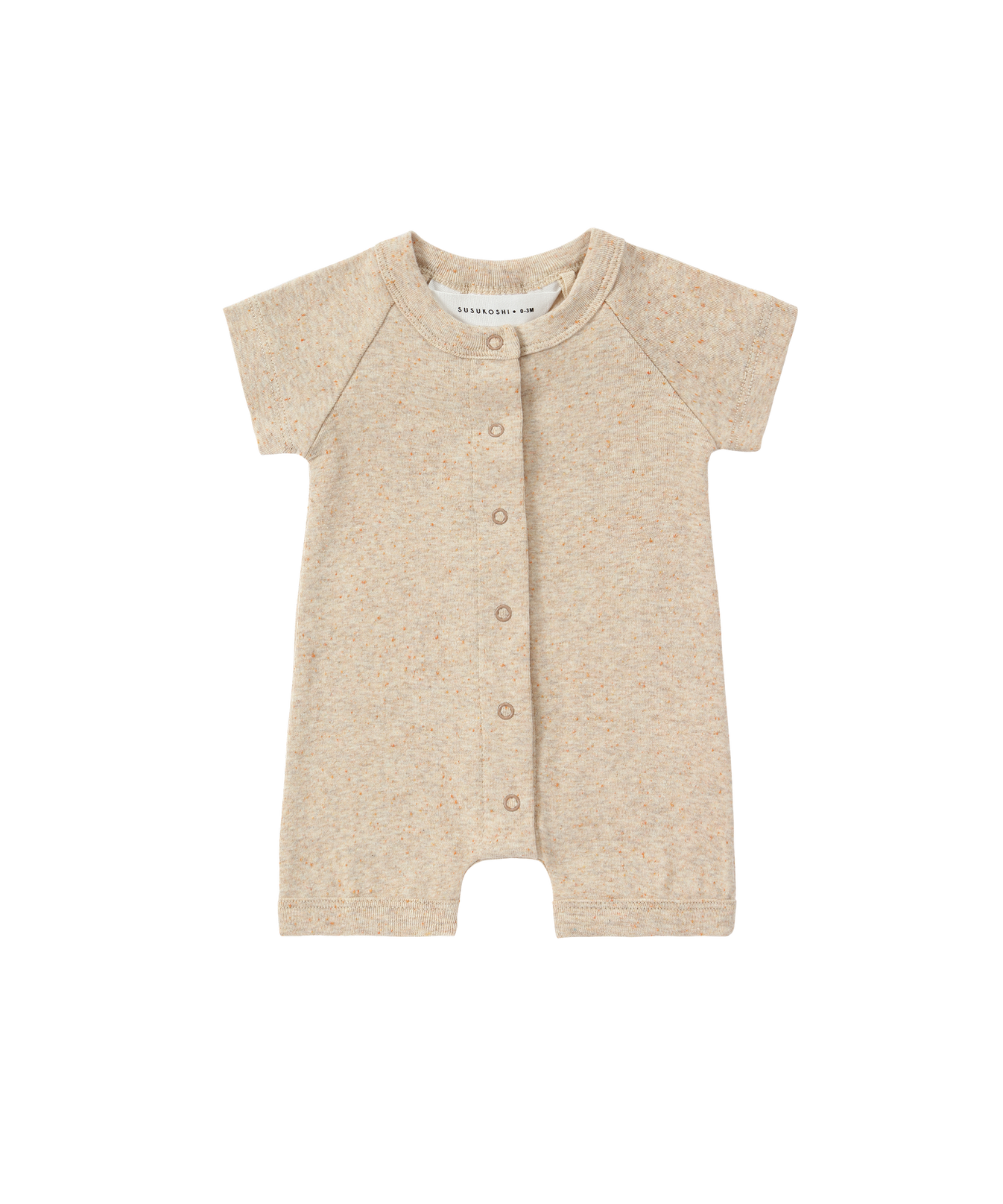 Susukoshi Snap Romper Mango Crush Born West