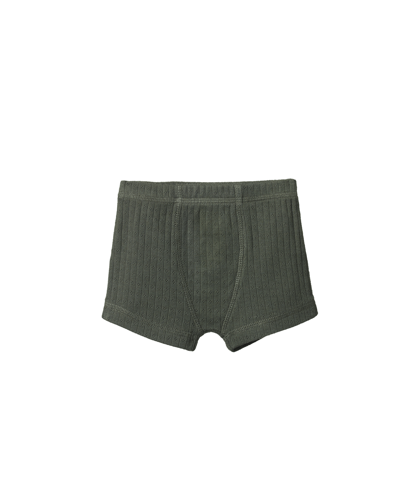 Nature Baby - Pointelle Boxer Shorts - Thyme