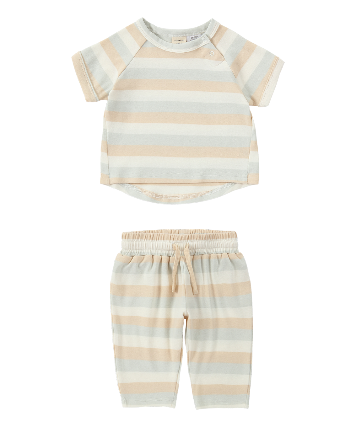 Susukoshi - Boxy Tee x Summer Pant Set - Beach Days