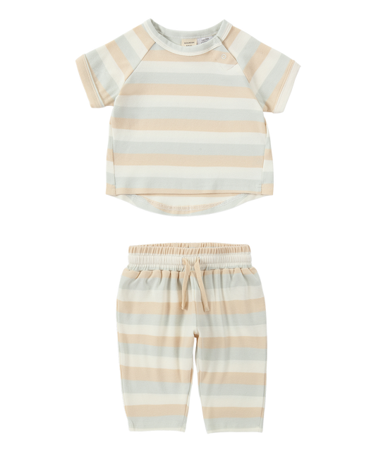Susukoshi - Boxy Tee x Summer Pant Set - Beach Days