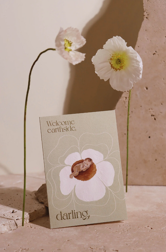 Brigitte May - Welcome earthside, darling Card