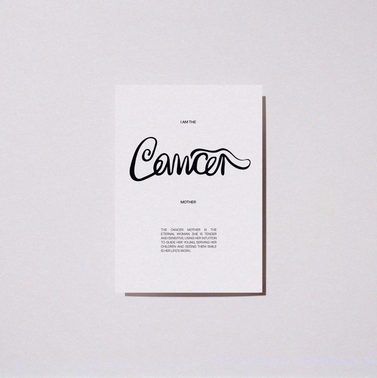 La Terre Press - Mother's Day Zodiac Print- Cancer