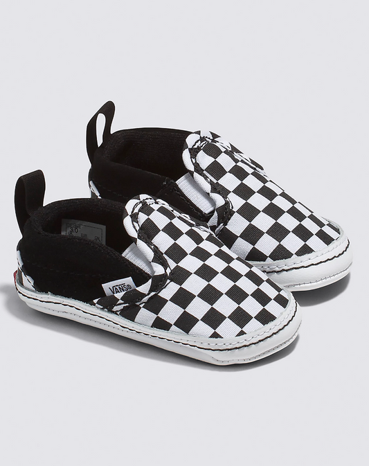 Vans - Crib Slip-on V Checkerboard - Black