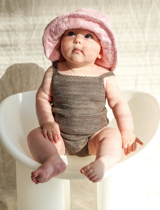 Grown - Hand Crochet Bodysuit- Mud