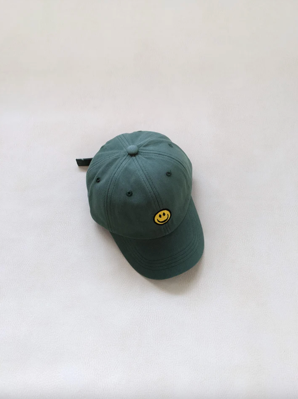 Tiny Trove - Smiley Embroidery Cap - Forest