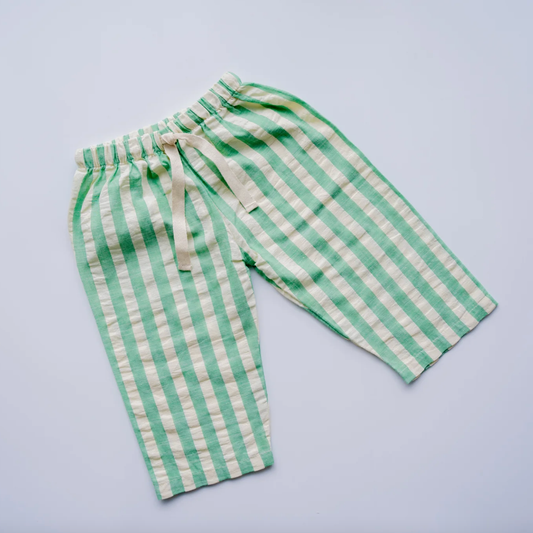 Sukou Mini - Nova Pant - Green Stripe