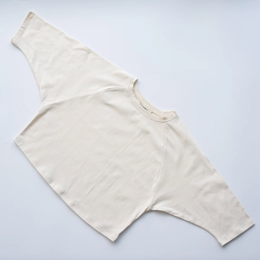 Sukou Mini - Signature Long Sleeved T-shirt - Cream