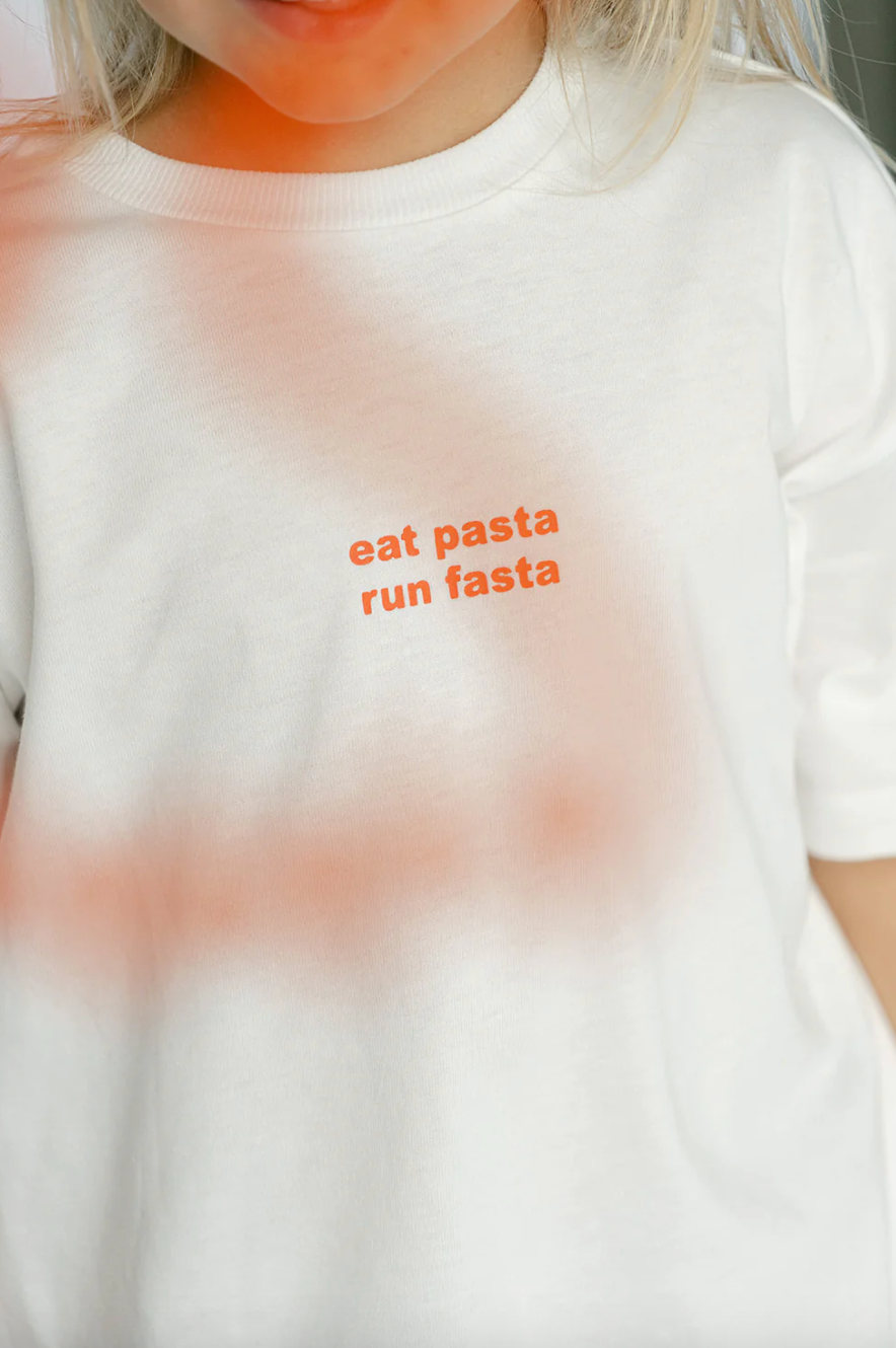 Lenn Label - Pasta Tee - White