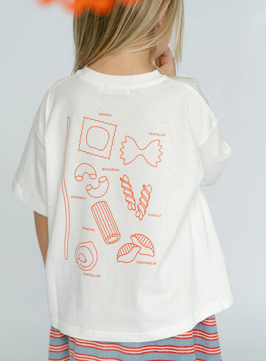 Lenn Label - Pasta Tee - White